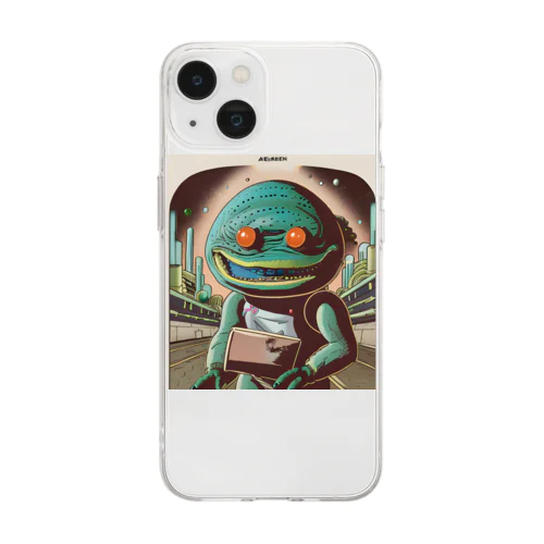 宇宙人シリーズ Soft Clear Smartphone Case