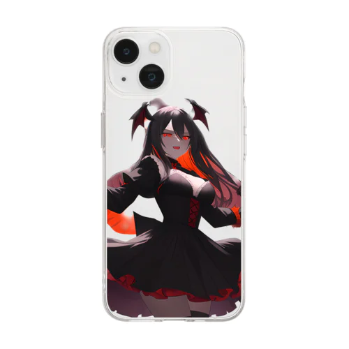 ドラキュラ安子さん Soft Clear Smartphone Case