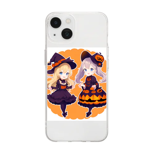 ハロウィンシスターズ Soft Clear Smartphone Case