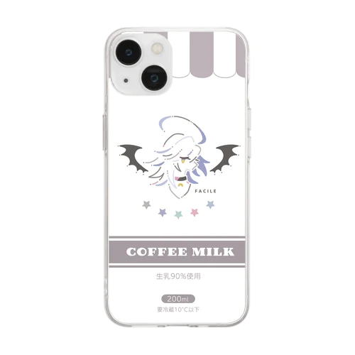 iPhoneケース／ファシル Soft Clear Smartphone Case