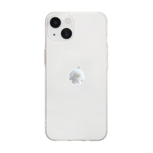 けいとのともだち・もさ Soft Clear Smartphone Case