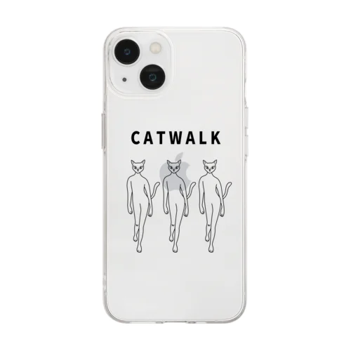 キャットウォーク Soft Clear Smartphone Case