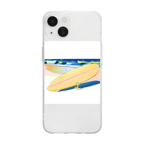 サーフ Soft Clear Smartphone Case