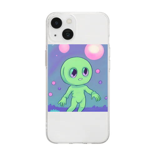 Cosmic Invader Soft Clear Smartphone Case