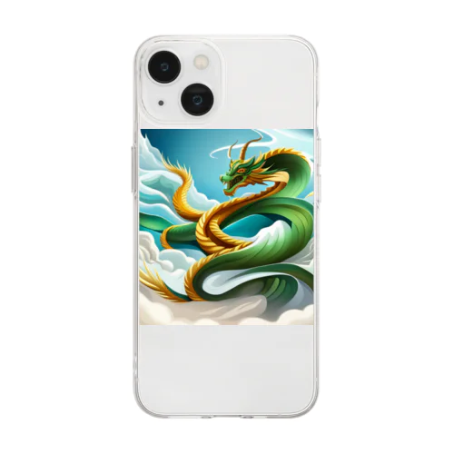 ベトナムの龍（Rồng） Soft Clear Smartphone Case