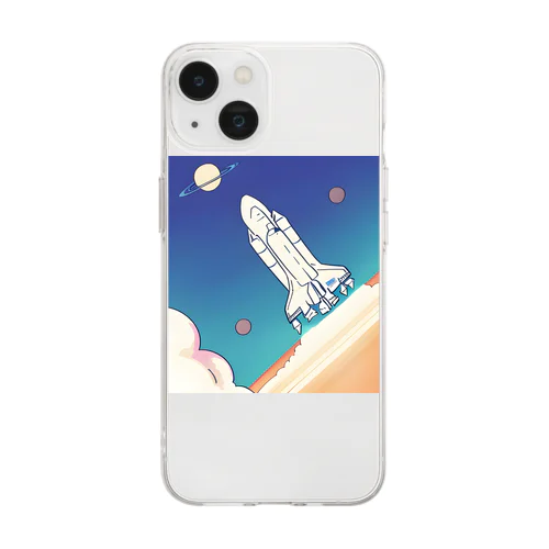 Spaceship Soft Clear Smartphone Case