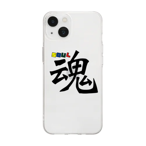 魂〜SOUL Soft Clear Smartphone Case