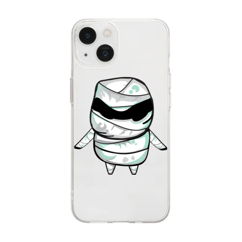 Cute mummy Soft Clear Smartphone Case