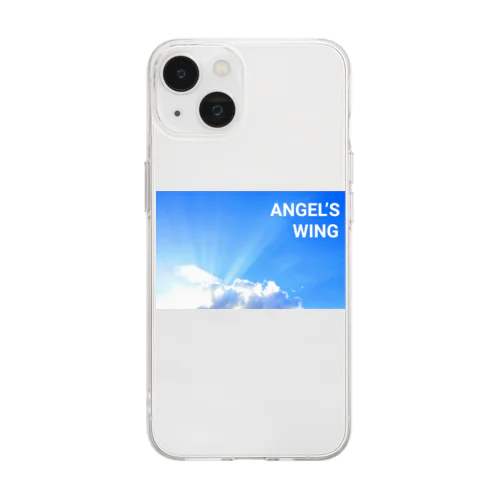 天使の羽！ ANGEL’S  WING Soft Clear Smartphone Case