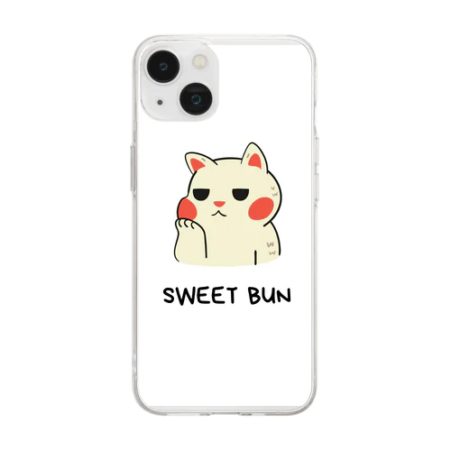 デフォねこ Soft Clear Smartphone Case