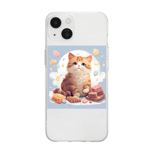 ネコチヤン Soft Clear Smartphone Case