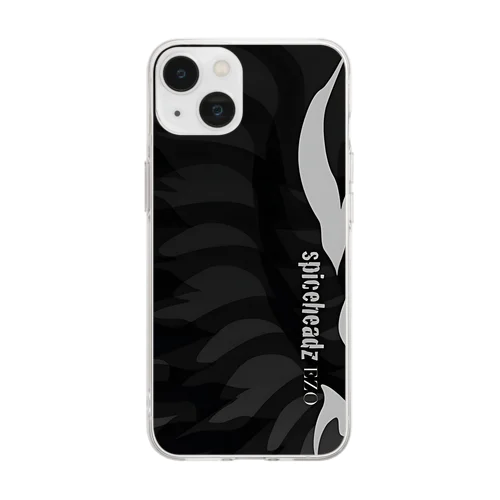 spiceheadz EZO モノトーン Soft Clear Smartphone Case