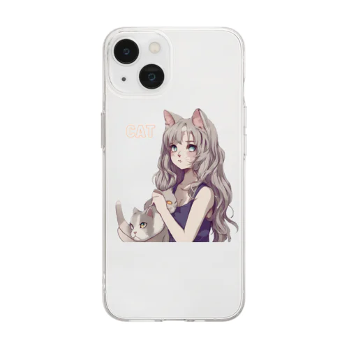 イヤちゃん Soft Clear Smartphone Case