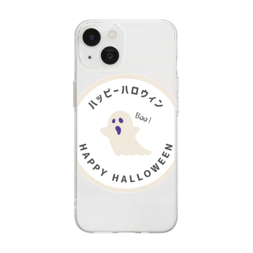 ハッピーハロウィン Soft Clear Smartphone Case