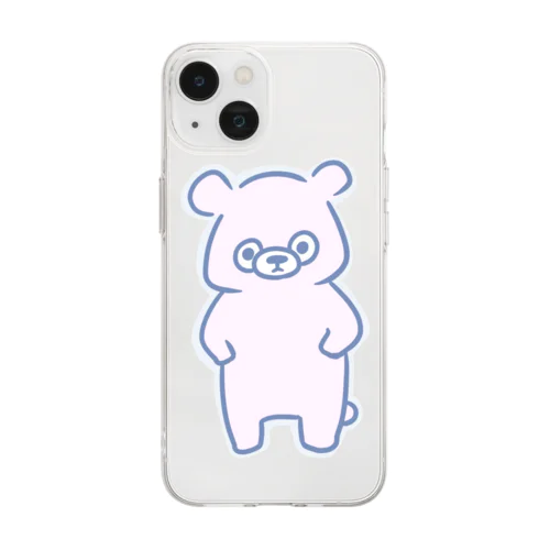 孤独のくまちゃん Soft Clear Smartphone Case