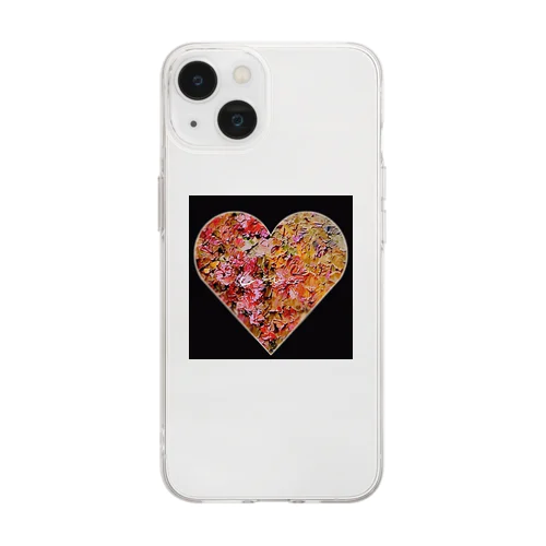 coco Heart Soft Clear Smartphone Case