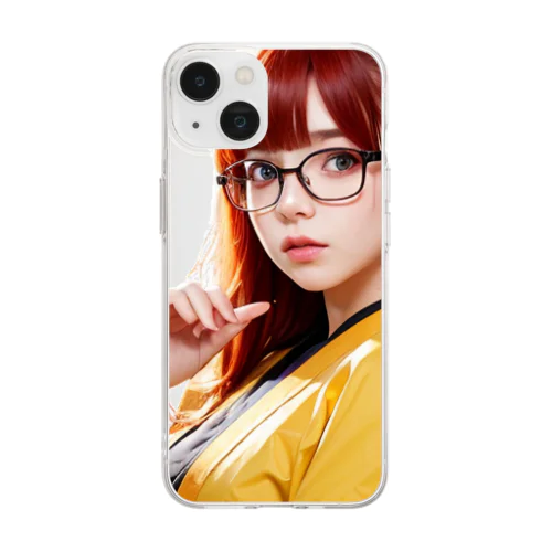 大正ロマンス　日菜子さん Soft Clear Smartphone Case