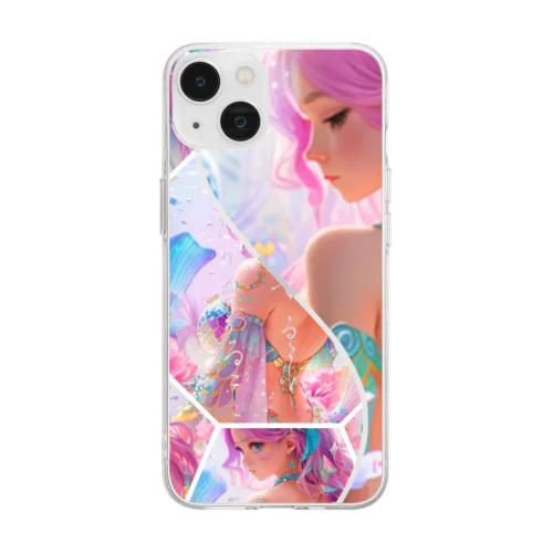 Be with the light　〜ひかりと共にあれ〜 mermaidLARA Soft Clear Smartphone Case