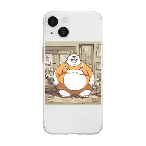 猫 Soft Clear Smartphone Case