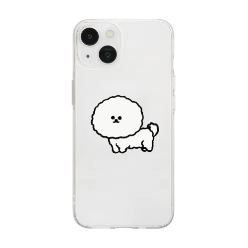 ビションちゃん Soft Clear Smartphone Case