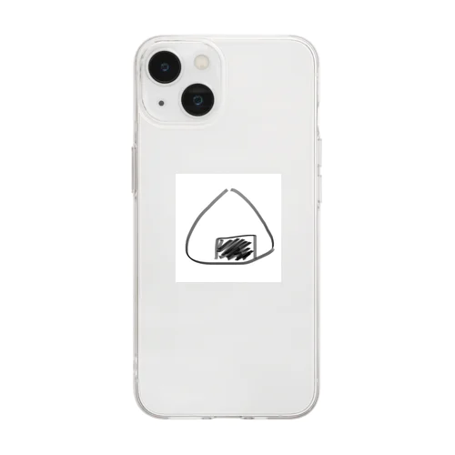 おにぎり Soft Clear Smartphone Case