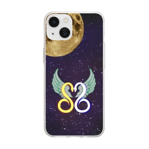twin snake Soft Clear Smartphone Case