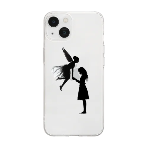 tear angel Soft Clear Smartphone Case