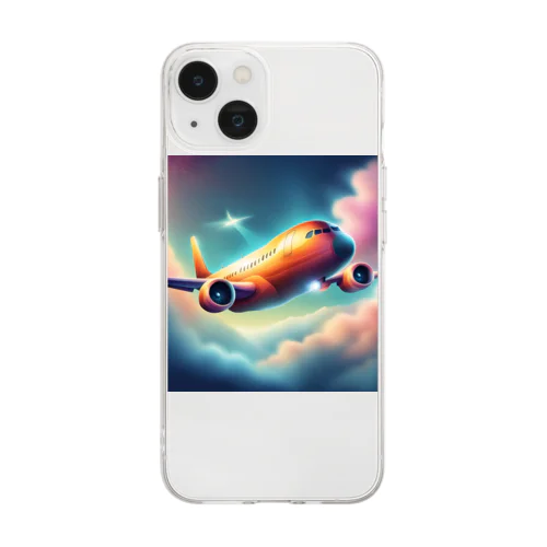 幻想飛行機 Soft Clear Smartphone Case