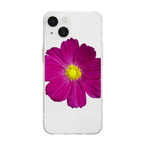 花 Soft Clear Smartphone Case