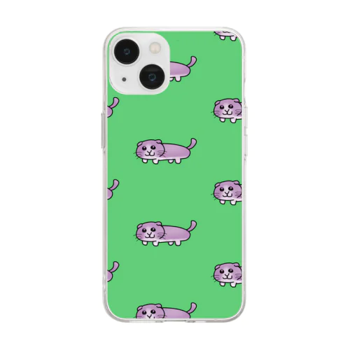 中毒まんちかん Soft Clear Smartphone Case