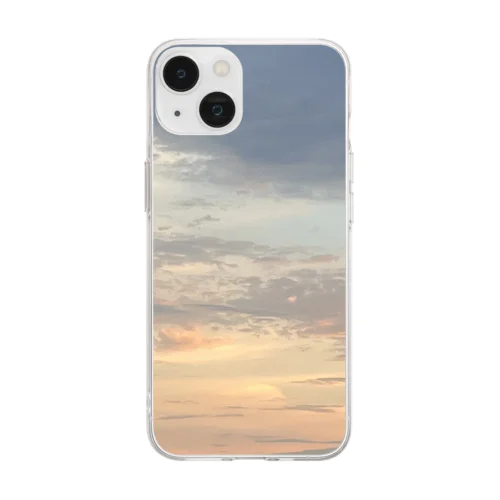 秋の夕暮れ① Soft Clear Smartphone Case