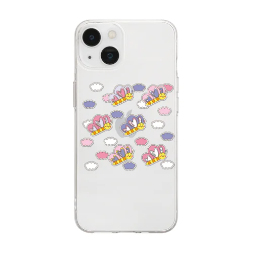 Butterflies Soft Clear Smartphone Case