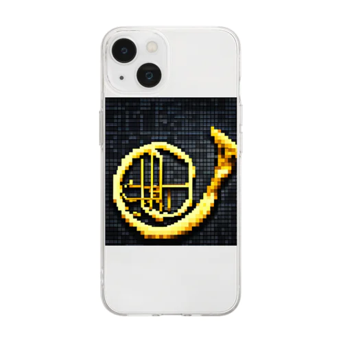 ドット絵のホルン Soft Clear Smartphone Case