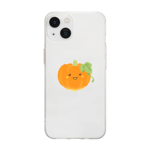 かぼちゃん Soft Clear Smartphone Case