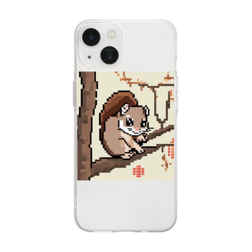 大好きモモンガ Soft Clear Smartphone Case