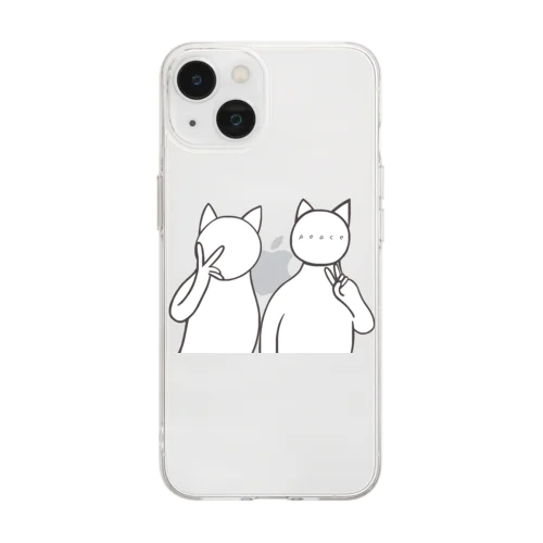 Peace！ Soft Clear Smartphone Case