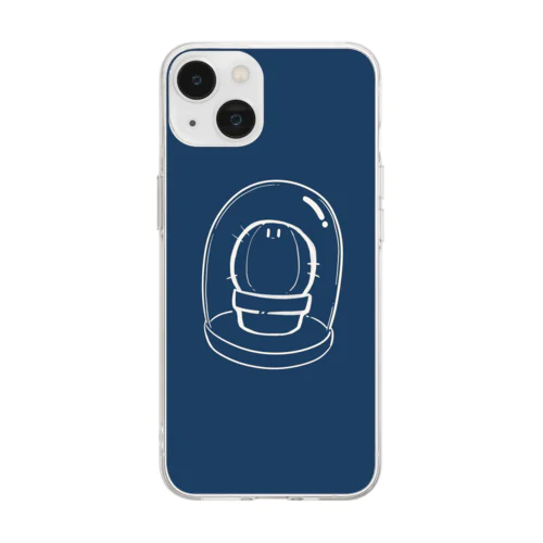 サボテンくん Soft Clear Smartphone Case