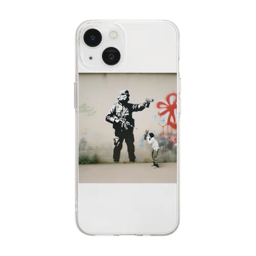 戦争と平和 Soft Clear Smartphone Case