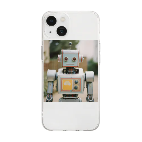 ロボット Soft Clear Smartphone Case