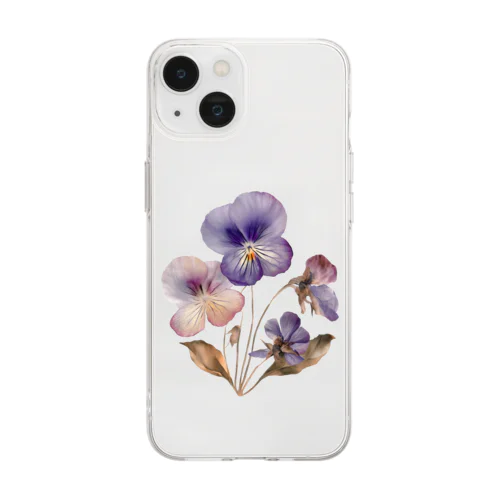 ヴィオラ Viola Soft Clear Smartphone Case