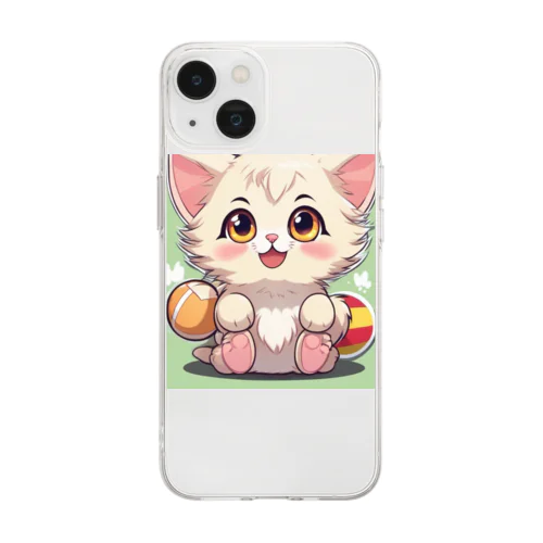 子猫のマイちゃん Soft Clear Smartphone Case