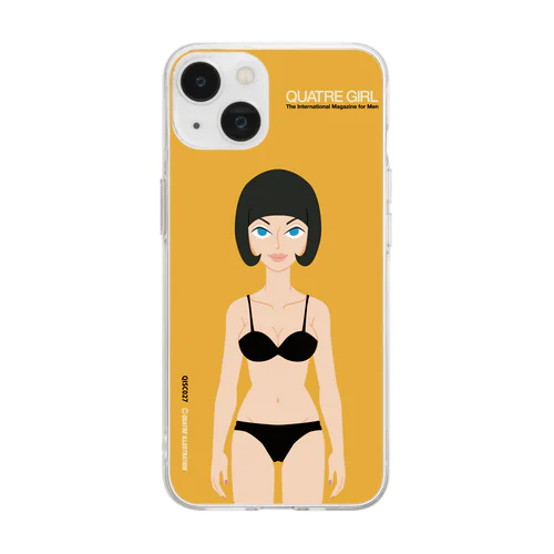 キャトル・ガール04 Soft Clear Smartphone Case