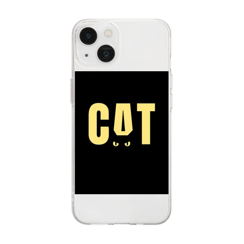 CAT Soft Clear Smartphone Case
