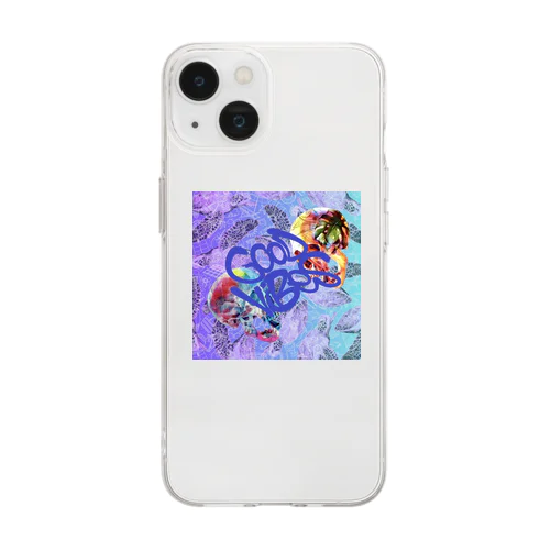 GoodViBoS×ガイコツ Soft Clear Smartphone Case