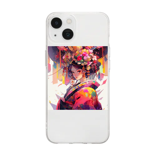 花魁 Soft Clear Smartphone Case