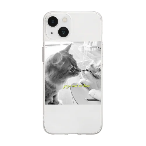 #ネコヒメペット 78ฅ^ơωơ^ฅ♡ Soft Clear Smartphone Case