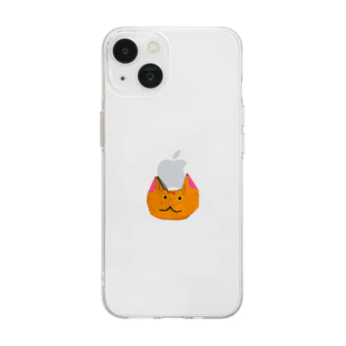 とらねこ とらじろう Soft Clear Smartphone Case