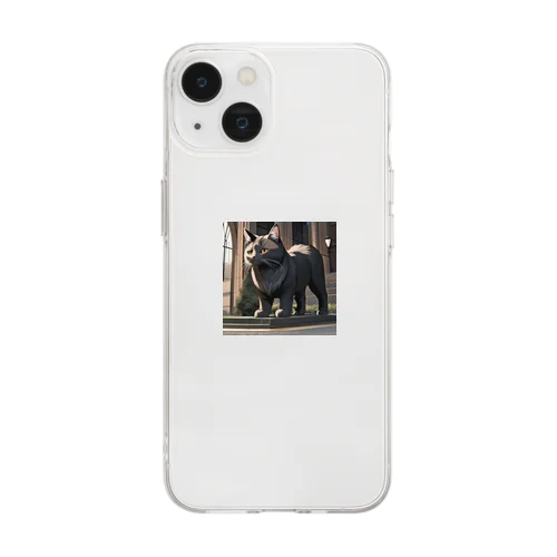 sit cat Soft Clear Smartphone Case