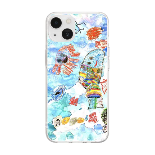 海 Soft Clear Smartphone Case