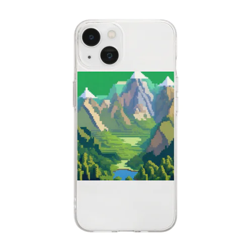 山岳地帯 Soft Clear Smartphone Case